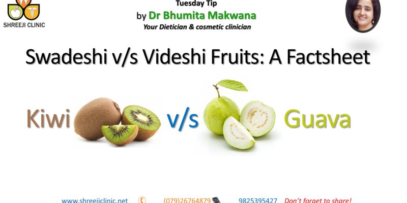 Swadeshi V/s Videshi Fruits A FACT-SHEET: Kiwi V/s Guava