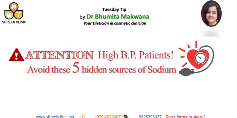 Attention High B.P. Patients- Avoid These 5 Hidden Sources Of Sodium!