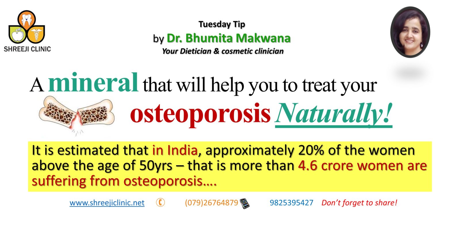 A Mineral that will help you to treat your Osteoporosis Naturally